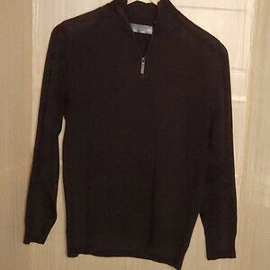 Oscar De La Renta Mens 1/4 Zip Sweater Large